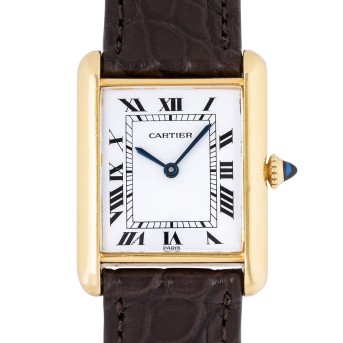 CARTIER CARTIER Vintage Tank Louis 'Paris Dial' Ref 78086 Damenuhr aus den 80er Jahren.