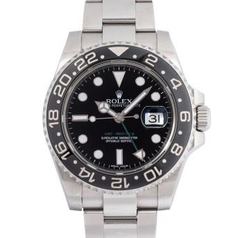 ROLEX ROLEX GMT-Master II Ref 116710LN 'LC100' Herrenuhr von 2012. Box und Papiere.