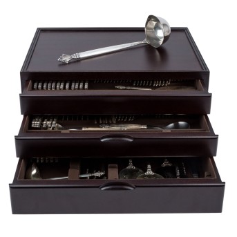 GEORG JENSEN GEORG JENSEN, umfangreiches Besteck 'Königin', Sterling, 20.Jh.