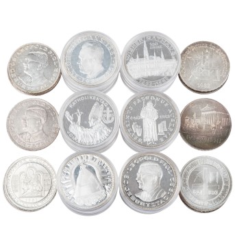 Austria/SILVER - bundle of 48x 500 Schilling,