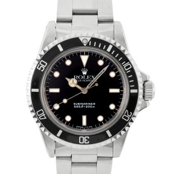 ROLEX Vintage Submariner No Date 'Meters First', Ref. 5513. Herrenuhr ca. 1967, Revision 2025.