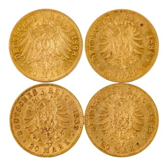 Deutsches Kaiserreich in Gold -