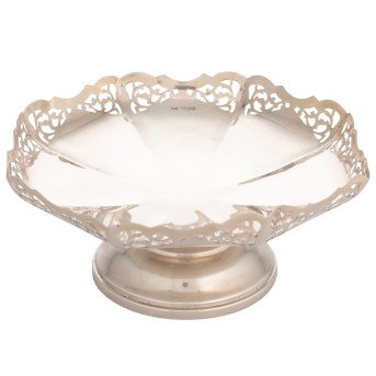 SHEFFIELD, foot bowl, 925 silver, 1939.