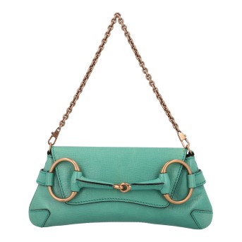 GUCCI Schultertasche 'HORSEBITE'.