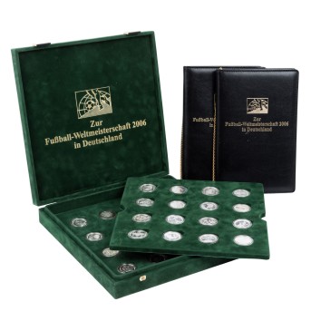 BRD/SILVER Collection of 32 commemorative medals for the 2006 FIFA World Cup PP