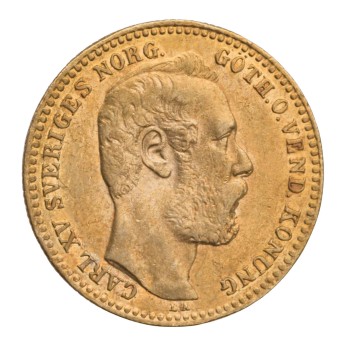 Sweden - Charles XV (1859-1872) - 1 Carolin / 10 Francs 1868