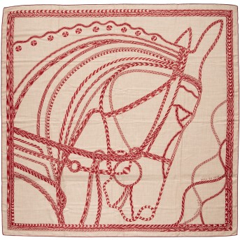 HERMÈS HERMÈS Foulard 'ROBE DU SOIR'.