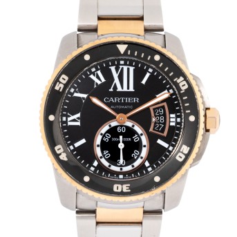 CARTIER CARTIER Calibre de Cartier Diver Ref 3729 Herrenuhr von 2016. Box und Papiere.