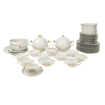 ROSENTHAL dinner service 'Asimmetria Goldbogen', 20th century