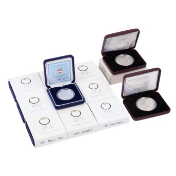 Österreich/SILBER – Konvolut Gedenkmünzen,