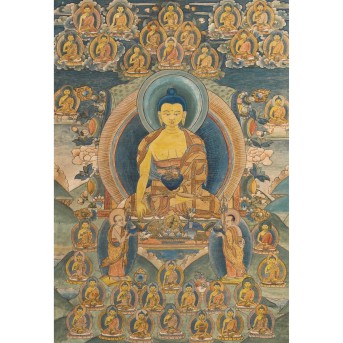 Thangka. TIBET, 20th century.