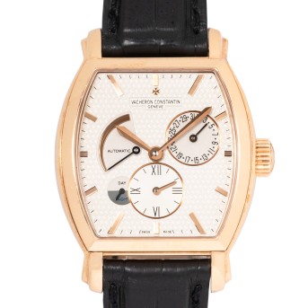 VACHERON CONSTANTIN VACHERON CONSTANTIN Malte Tonneau Dual Time Ref. 47400/000R Herrenuhr, Papiere 2008.