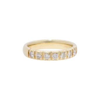 Ring mit 7 Brillanten
