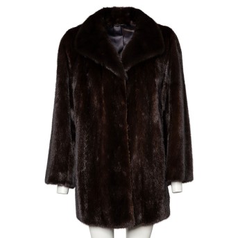Classic mink jacket, size approx. M.