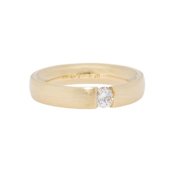 BUNZ Spannring mit Brillant von ca. 0,26 ct,