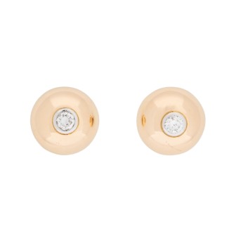 Paar Ohrstecker mit 2 Brillanten,