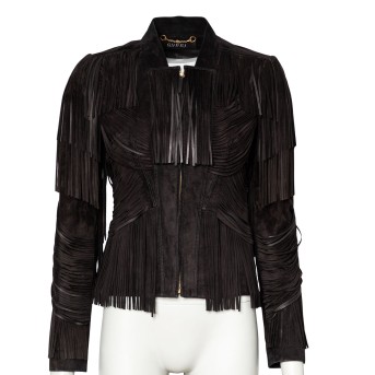 GUCCI leather jacket, size 36 (ital. 40).