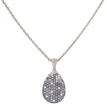 FRANK TRAUTZ Anhänger mit Tansaniten