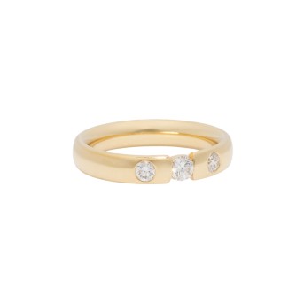 KURTZ KURTZ Ring mit 3 Brillanten 1 x  0,16 ct,