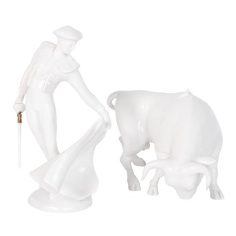 ROSENTHAL 'Matador' und 'Stier', 2. H. 20. Jh.