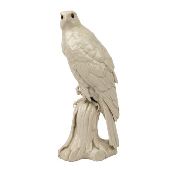 PORCELAIN FIGURE OF A FALCON,