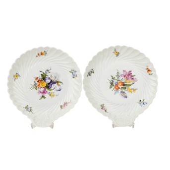 NYMPHENBURG two bowls, 20th century