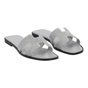 HERMÈS HERMÈS Sandalen 'ORAN', Gr. 39.