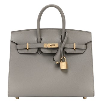 HERMÈS Handtasche 'BIRKIN BAG 25 SELLIER'.