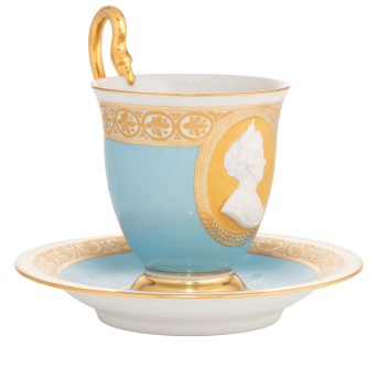 KPM, portrait cup 'Empress Auguste Victoria of Prussia', 1915.