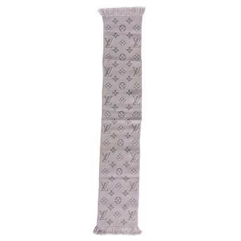 LOUIS VUITTON scarf 'LOGOMANIA'.
