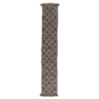 LOUIS VUITTON scarf 'LOGOMANIA'.