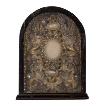 Reliquiar, 19. Jh, wohl ALPENLÄNDISCH,