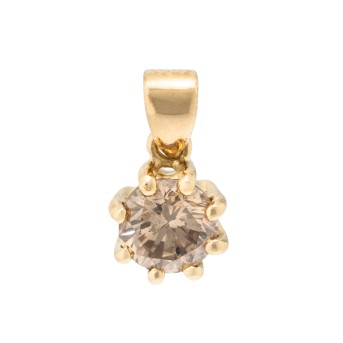 Solitäranhänger mit Brillant von ca. 2 ct,
