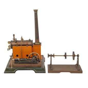MÄRKLIN steam engine with transmission, 1897-1929,