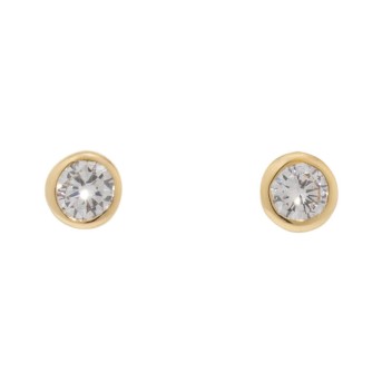 Paar Ohrstecker mit 2 Brillanten 0,13 ct (grav.),