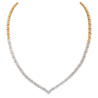 Collier mit 110 Brillanten