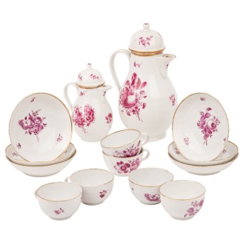 GERMANY Porcelain service from the 18th century,