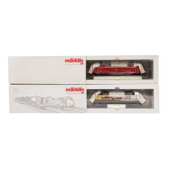 MÄRKLIN two electric locomotives, H0 scale,