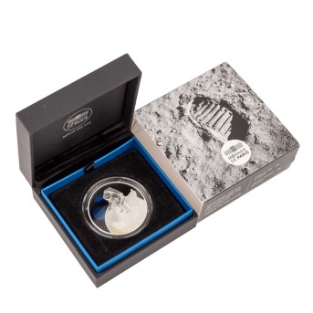 Frankreich/SILBER 10€ "50 Jahre erster Schritt auf dem Mond" 2019 17g .900Ag