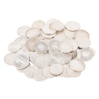 BRD/SILVER coins in total approx. 541g Ag fine