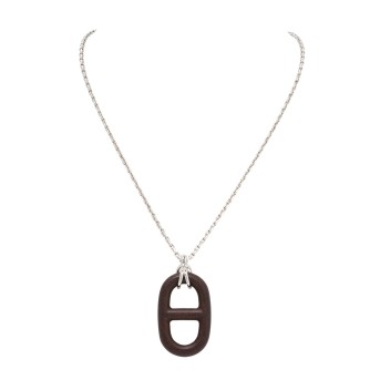 HERMÈS HERMÈS Halskette 'CHAINE D`ANCRE', Länge 58cm.