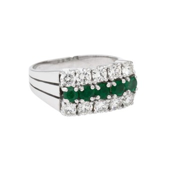 Ring mit 10 Brillanten,