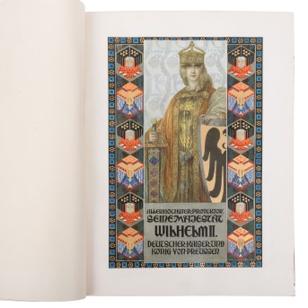 PRACHTBAND DEUTSCHE GEDENKHALLE, Pictures from patriotic history, Max Herzig. 