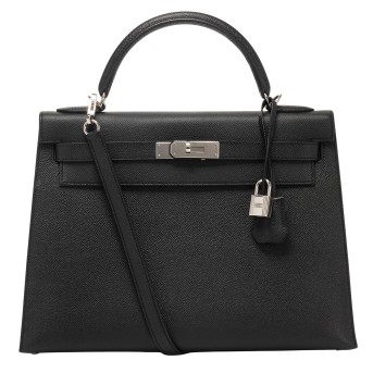 HERMÈS handbag 'KELLY BAG SELLIER 32'.
