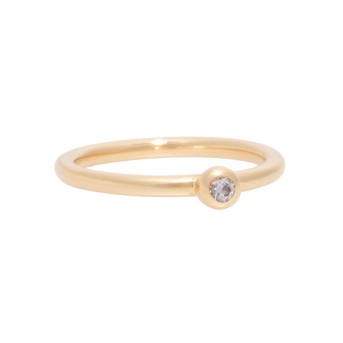 Zierlicher Solitärring,