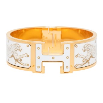 HERMÈS bangle 'CLIC CLAC H', size PM.
