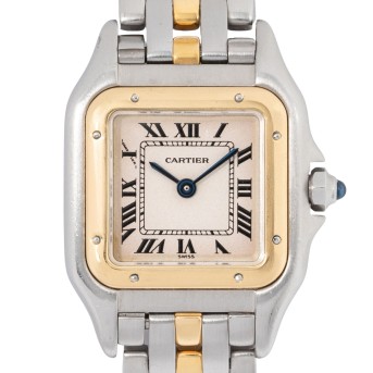 CARTIER Panthere '1 Row' Ref 6692 Damenuhr aus den 90er Jahren. 