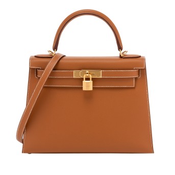 HERMÈS Henkeltasche 'KELLY BAG 28 SELLIER', Koll.: 2023.