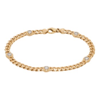 Armband mit 5 Brillanten