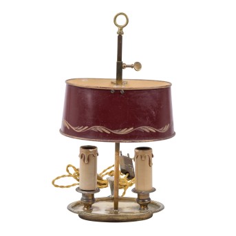 Small bouillotte lamp around 1910,